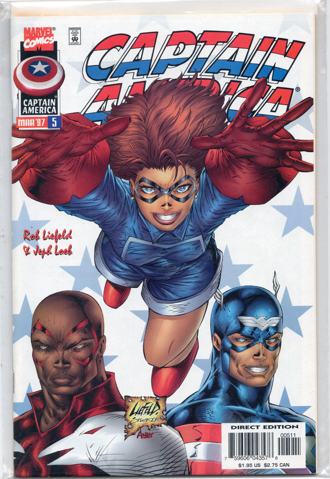 Captain America: Vol 2, #1 - 13 Complete Set, Liefeld & Loeb + #5 Variant