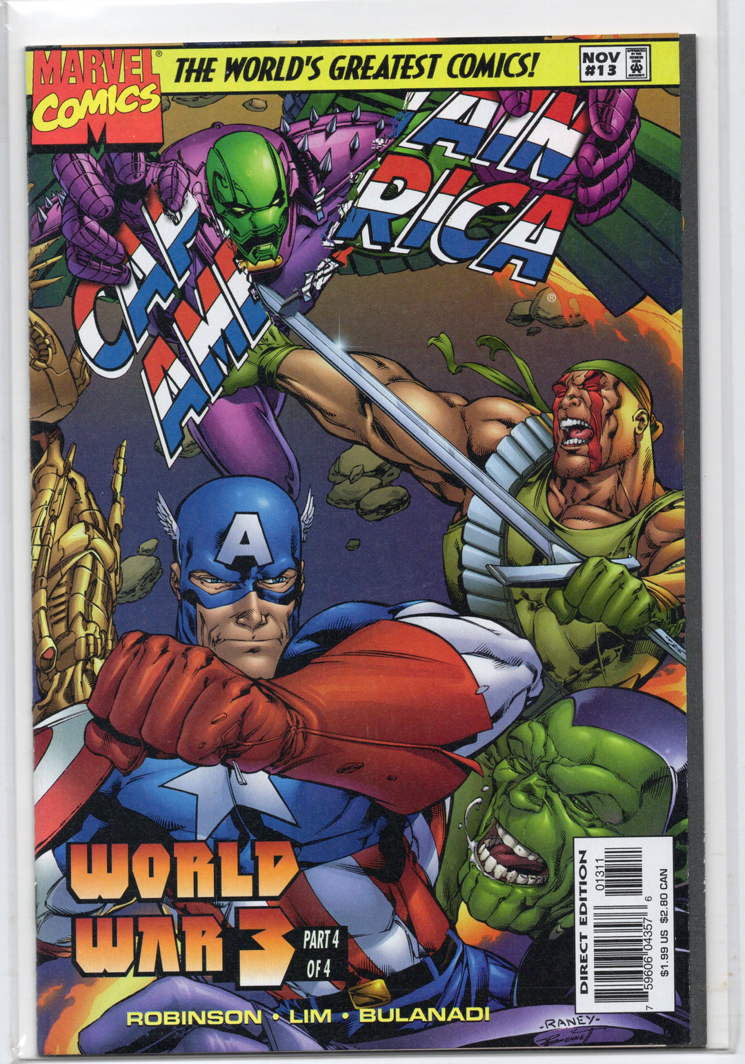 Captain America: Vol 2, #1 - 13 Complete Set, Liefeld & Loeb + #5 Variant