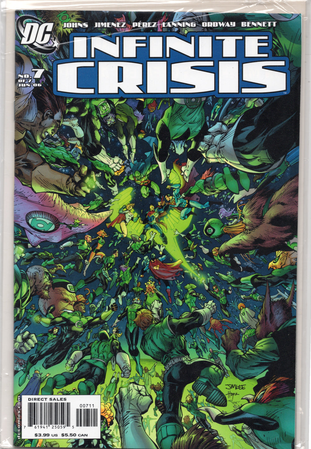 Infinity Crisis #1-7 Complete Set including 1st App Jamie Reyes as Blue Beetle