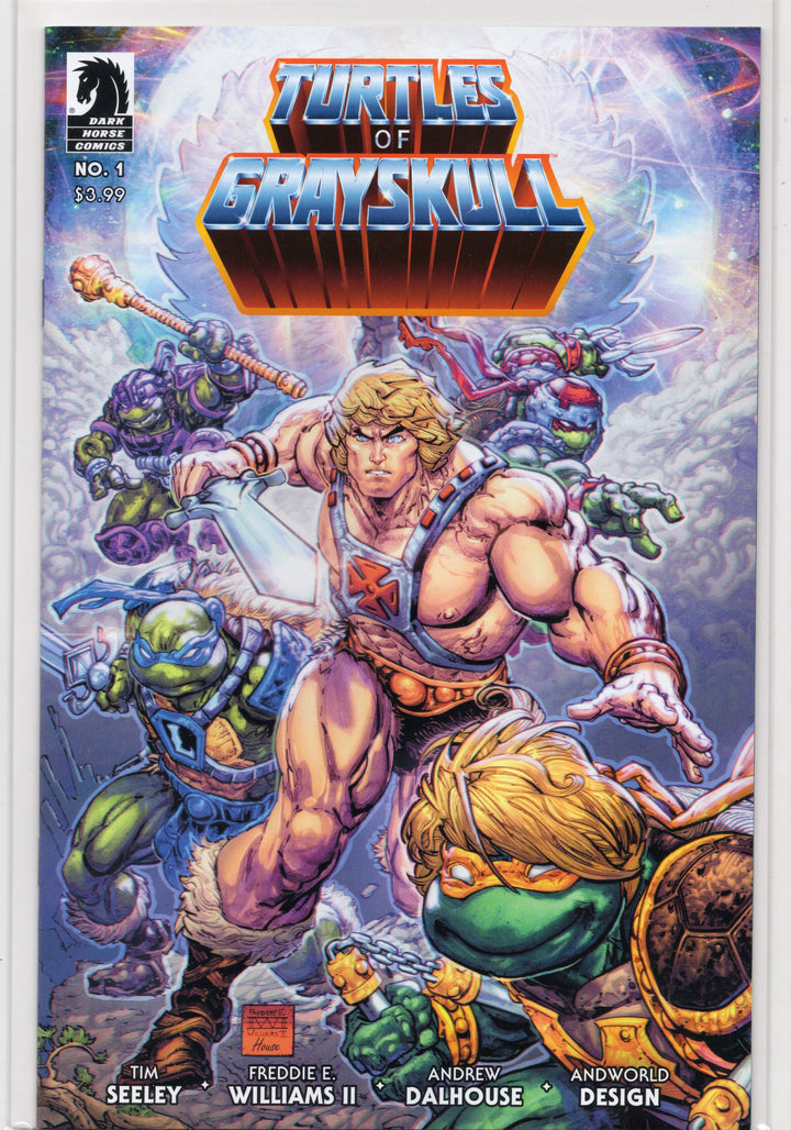 Masters of the Universe TMNT Turtles of Grayskull #1-4 Complete NM