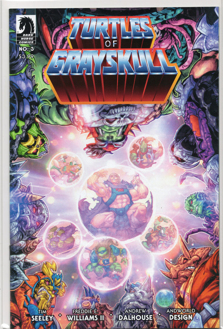 Masters of the Universe TMNT Turtles of Grayskull #1-4 Complete NM