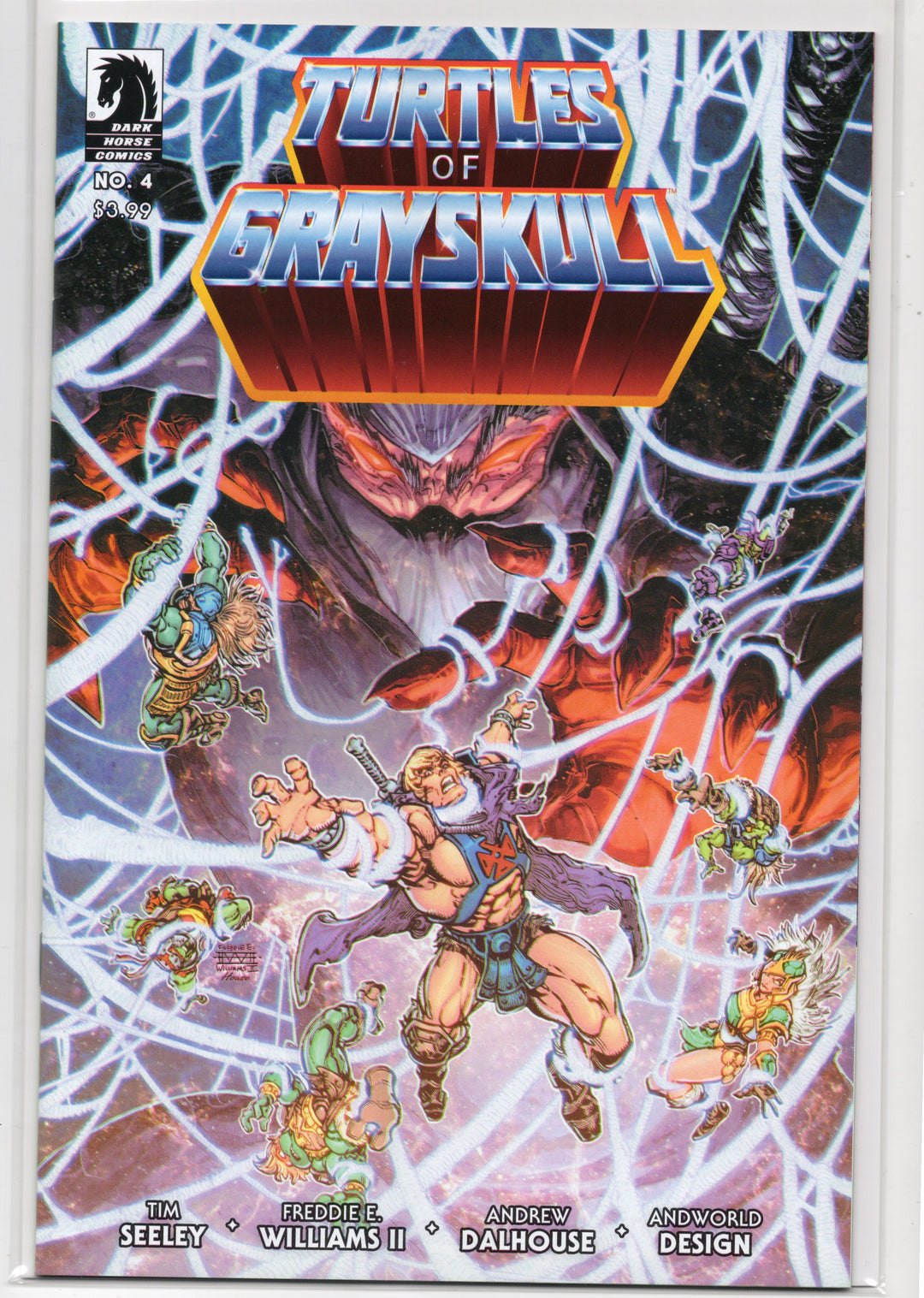 Masters of the Universe TMNT Turtles of Grayskull #1-4 Complete NM