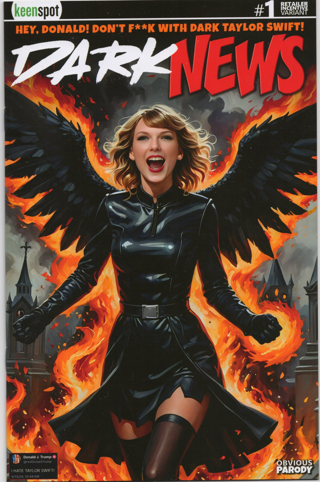 Donald Who Laughs vs Dark Brandon #1 full set w Taylor Swift Variant