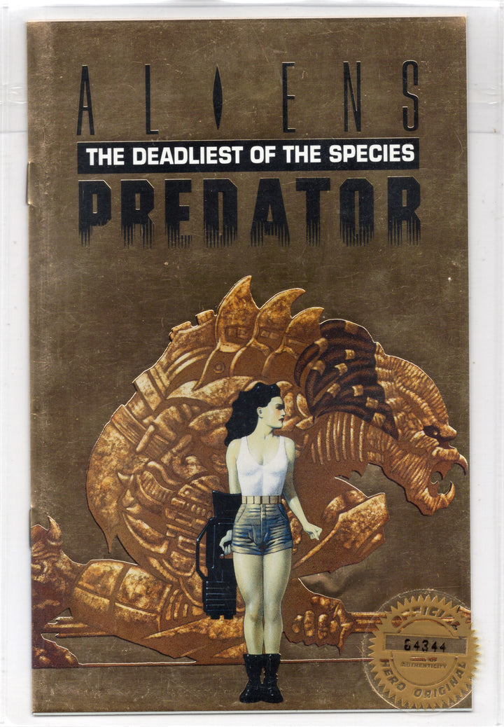 Aliens Predator The Deadliest of the Species  Gold Edition Ashcan
