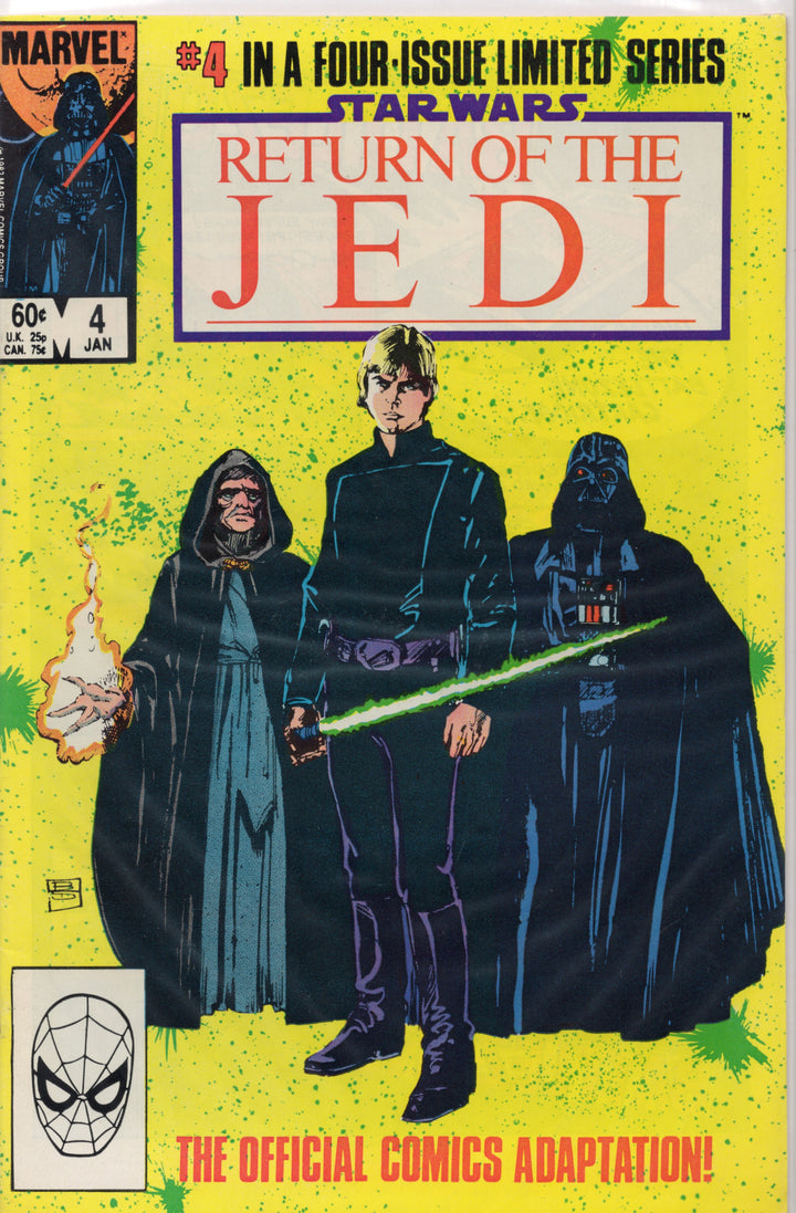 Star Wars Return of the Jedi #1-4 Complete Set
