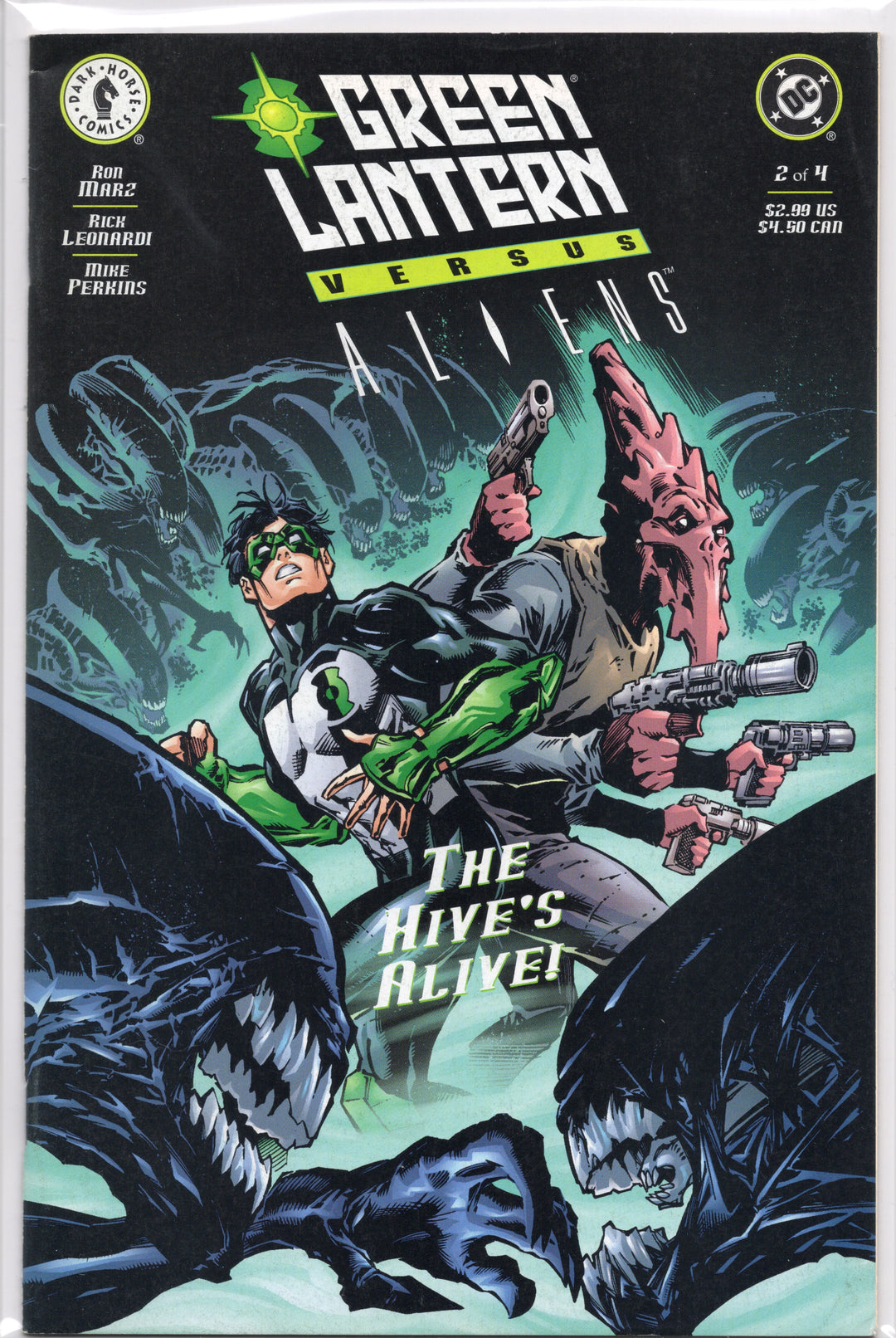 Green Lantern Versus Aliens (2000) #1-4 Complete Set