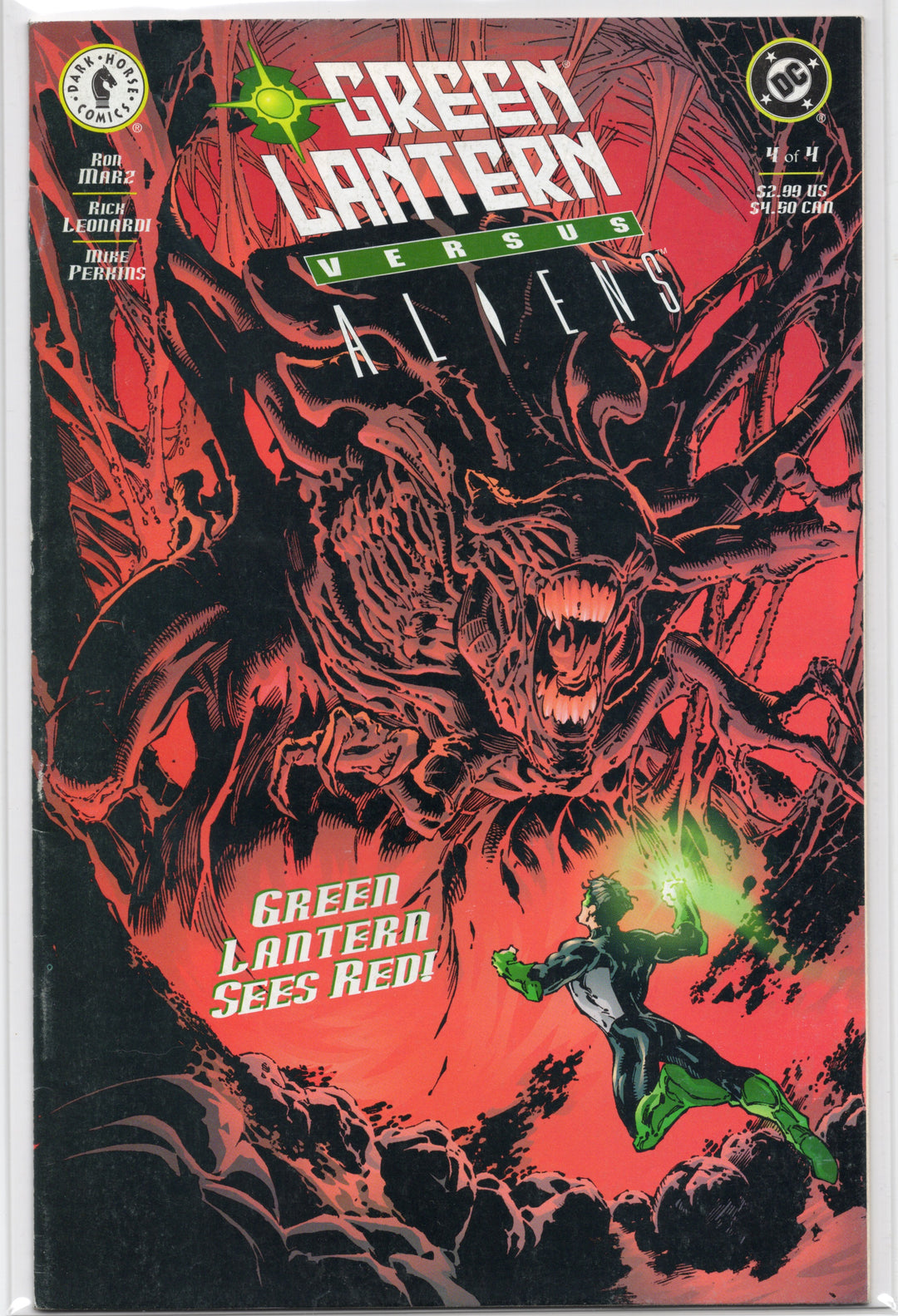 Green Lantern Versus Aliens (2000) #1-4 Complete Set