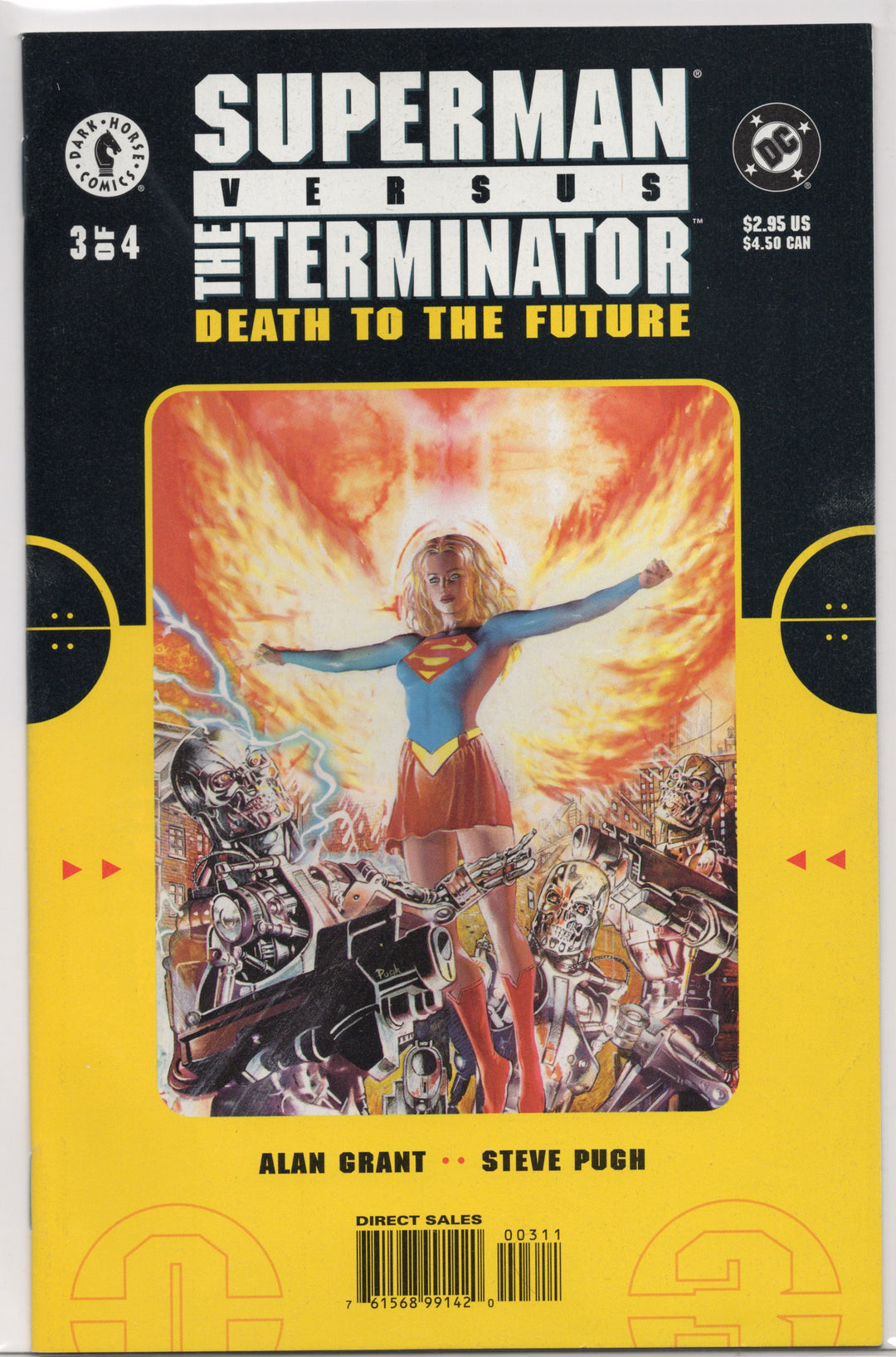 Superman vs The Derminator Death to the future #1-4 Complete Set