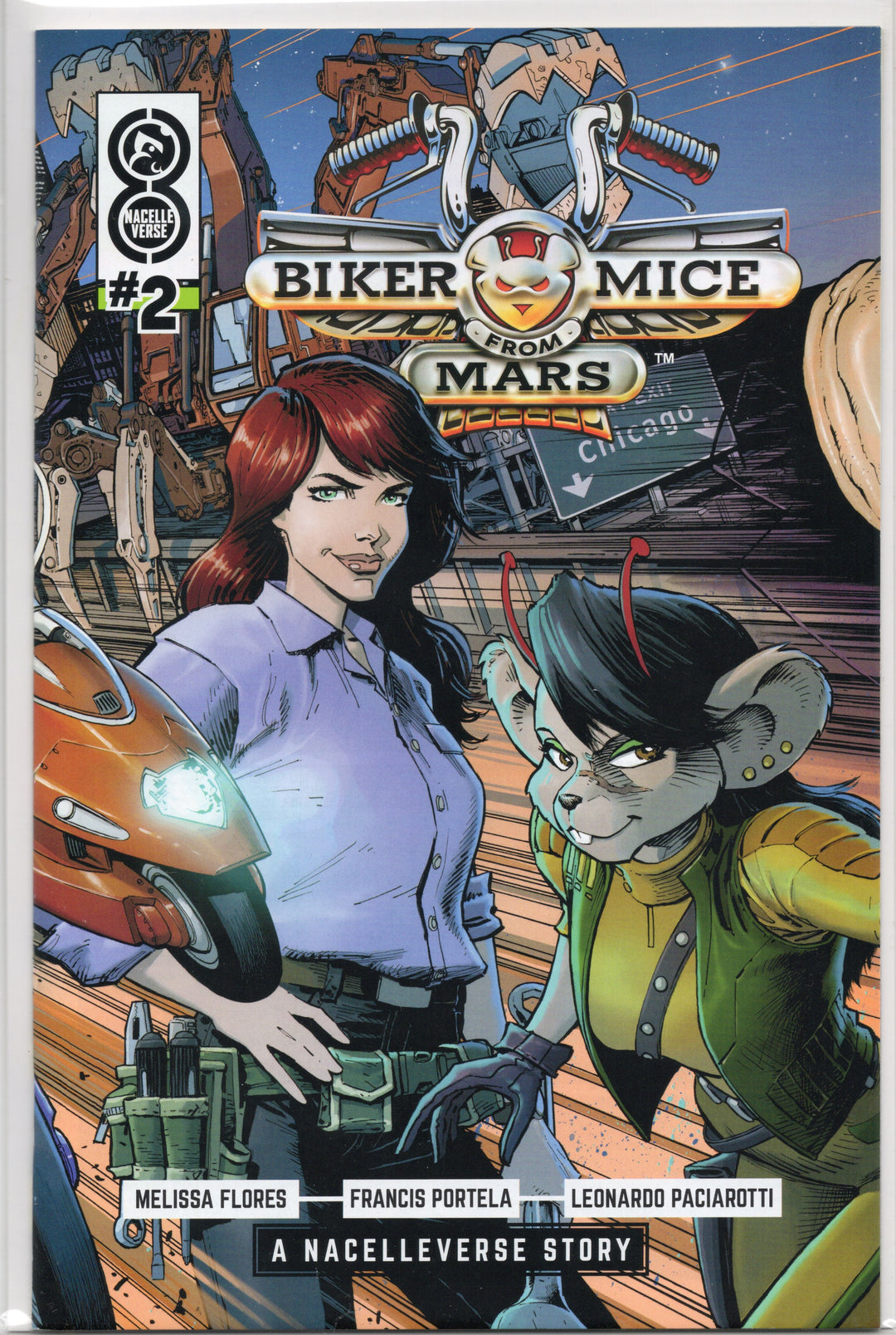 Biker Mice from Mars #1-3 Complete Set Nacelle Verse