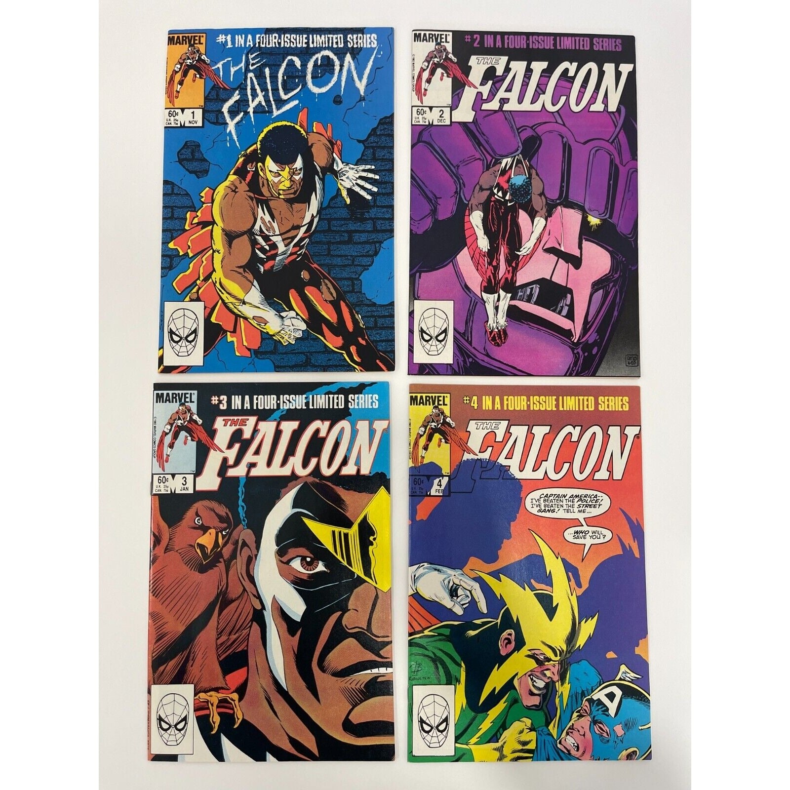 The Falcon 1983 Marvel Mini Series Set 1-4 Complete